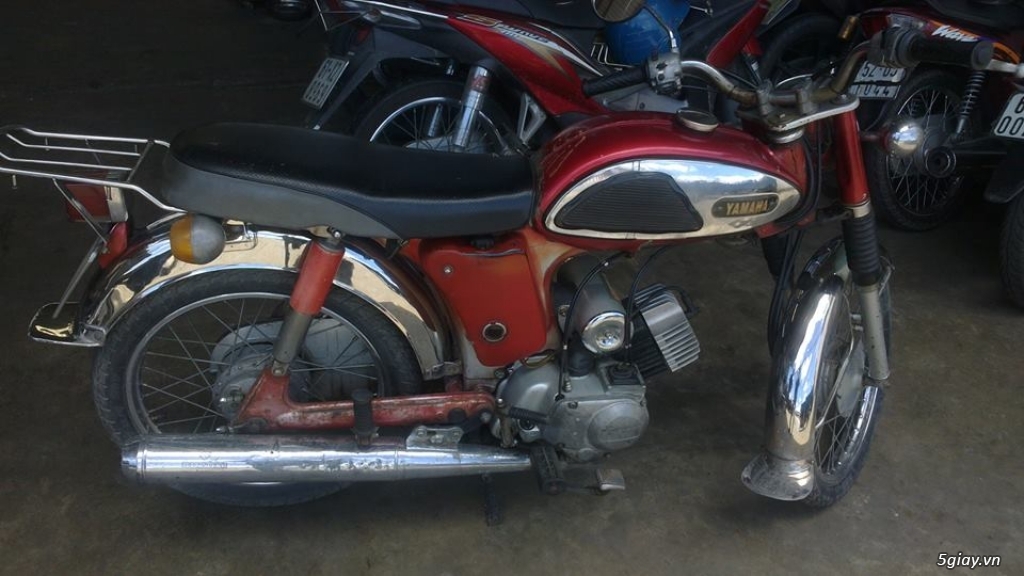 XE CỔ YAMAHA yb100 zin từ a-z chưa sơn chưa dọn luôn máy êm bao tex 120luon,BSTP bán hay GL.... - 1