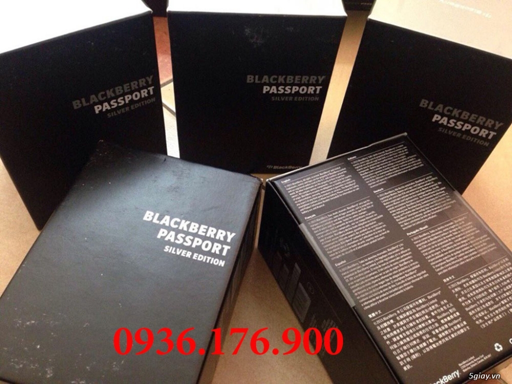 BlackBerry Passport Silver Sealbox_PP Đỏ Đen Trắng Sealbox_BlackBerry Classic_giá rẻ. BH 18 tháng