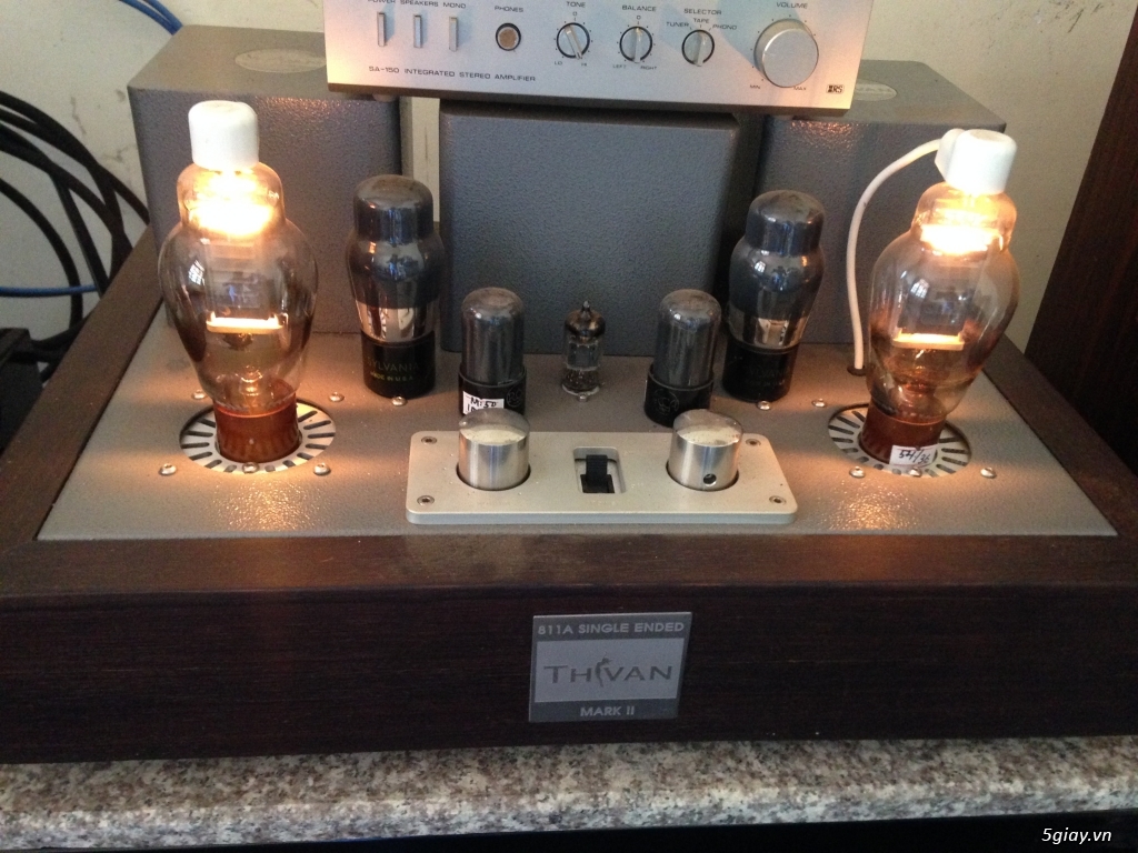 Ampli đèn 811A SE MKII Thi Văn, Pre đèn Meixing Mingda MC-7R