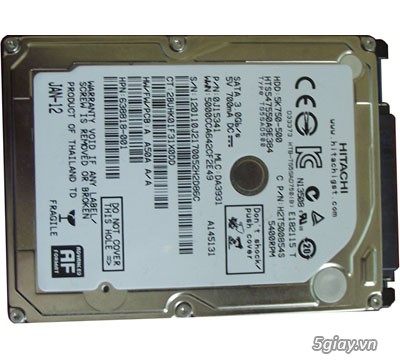 hdd laptop 500gb hitachi và 1 số linh kiện giá rẻ
