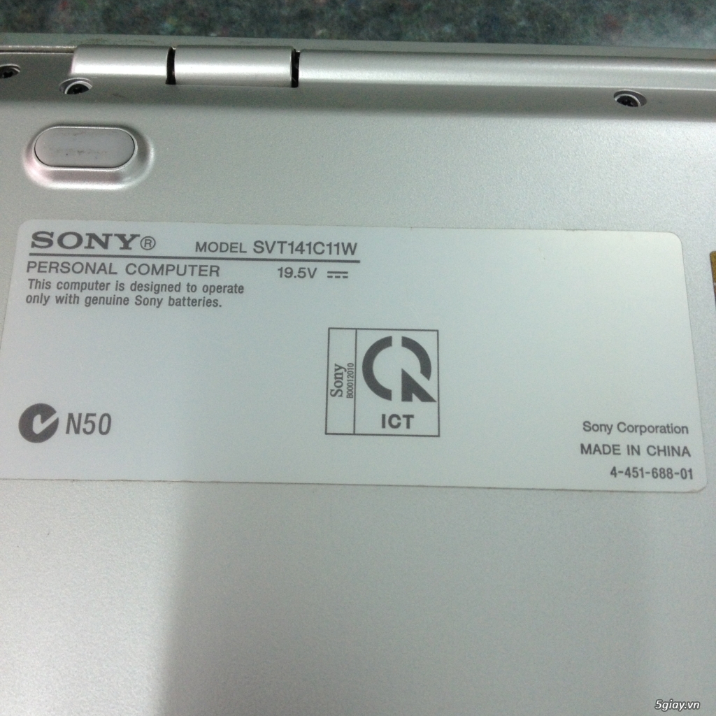 Bán Laptop cao cấp Sony vaio SVT141C11W (UltraBook) - 4