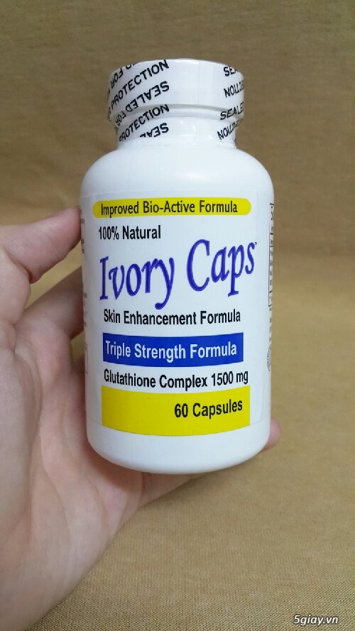 Viên uống trắng da Ivory Caps Pills (Ivory Caps Glutathione Complex 1500mg) - 2