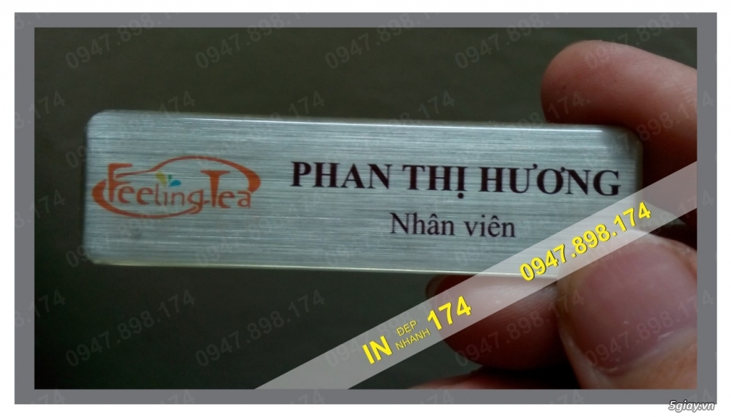 Làm biển tên nhân viên, thẻ tên cài áo, huy hiệu các loại - LH: 0977.492.538 - 1