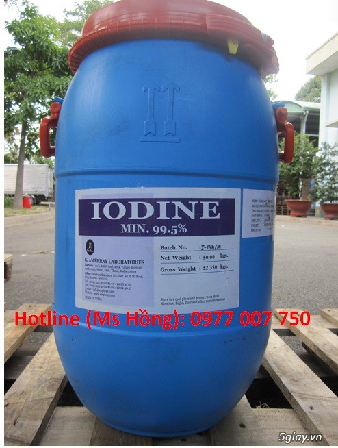 Iodine 99.5 % ( hạt), I2, Iot, Iốt - Đảm bảo chất lượng - 1