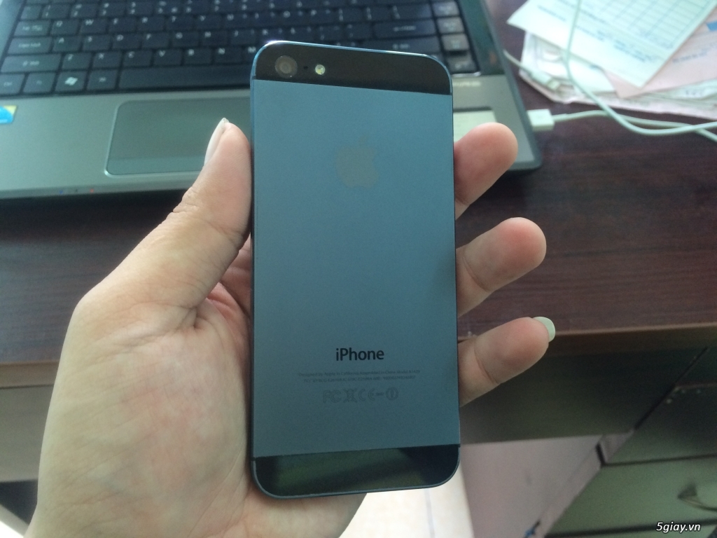 Mình bán Iphone 5 16G Đen Máy 99% Zin từ A>Z Giá cực tốt 4tr.... - 2