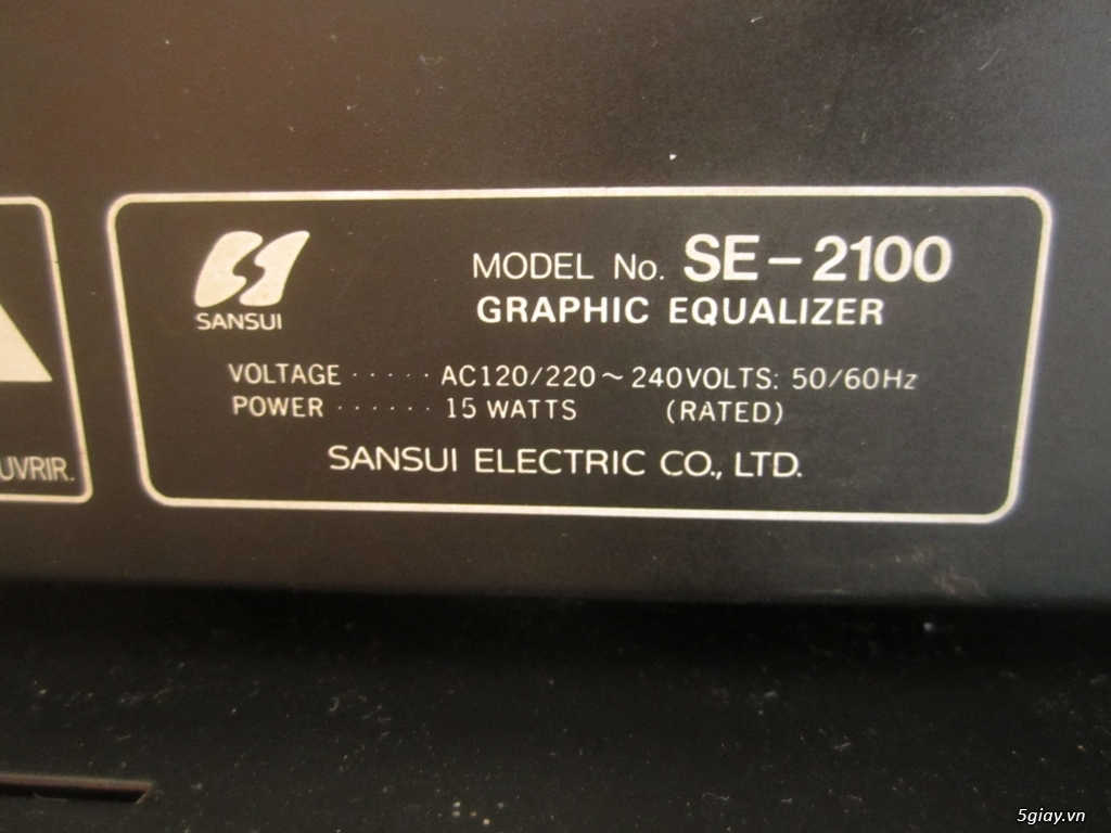 Bán Loa Bose 301V và Equalizer Sansui SE-2100 amply Yamaha AX-490,Denon PMA-525r,Onkyo A-815 - 1