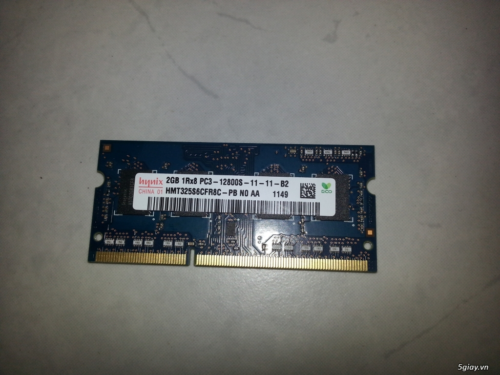 Bán ram laptop hynix ddr3 2gb bus 1600 mhz