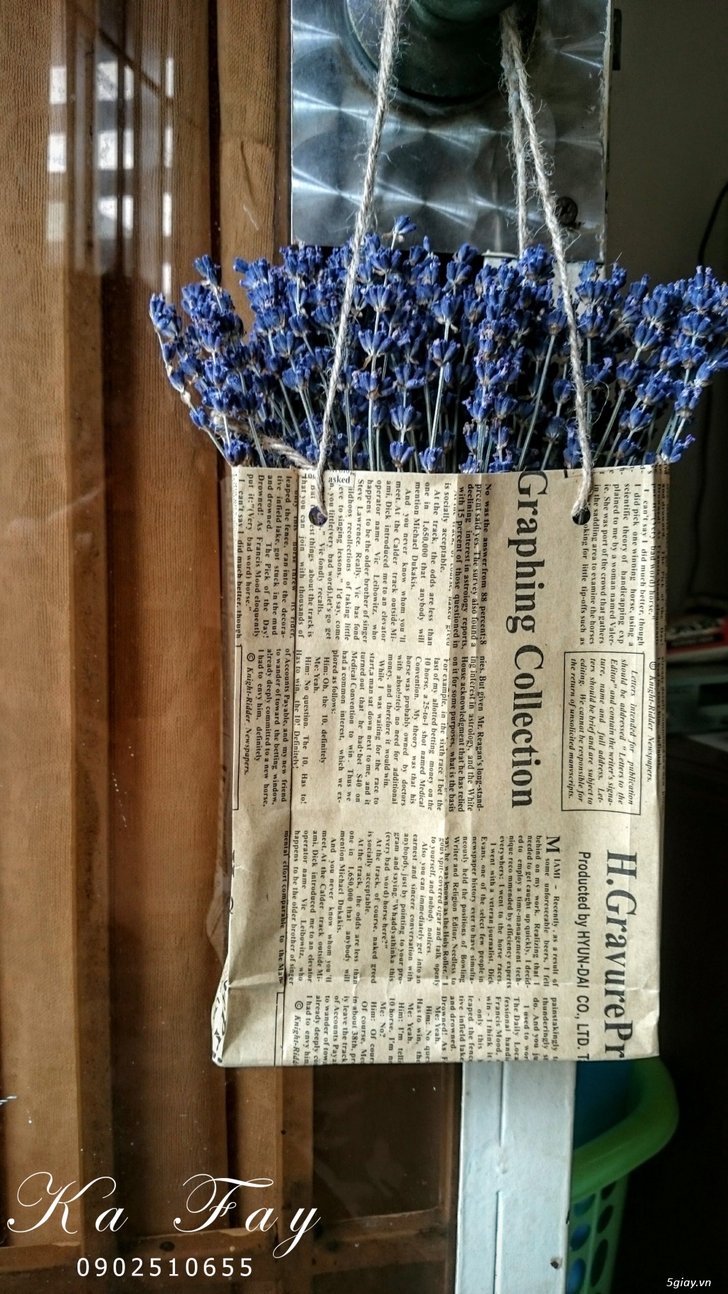 Hoa khô Lavender nhập khẩu từ pháp vs phụ kiện handmade - 15