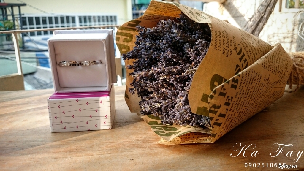 Hoa khô Lavender nhập khẩu từ pháp vs phụ kiện handmade - 14
