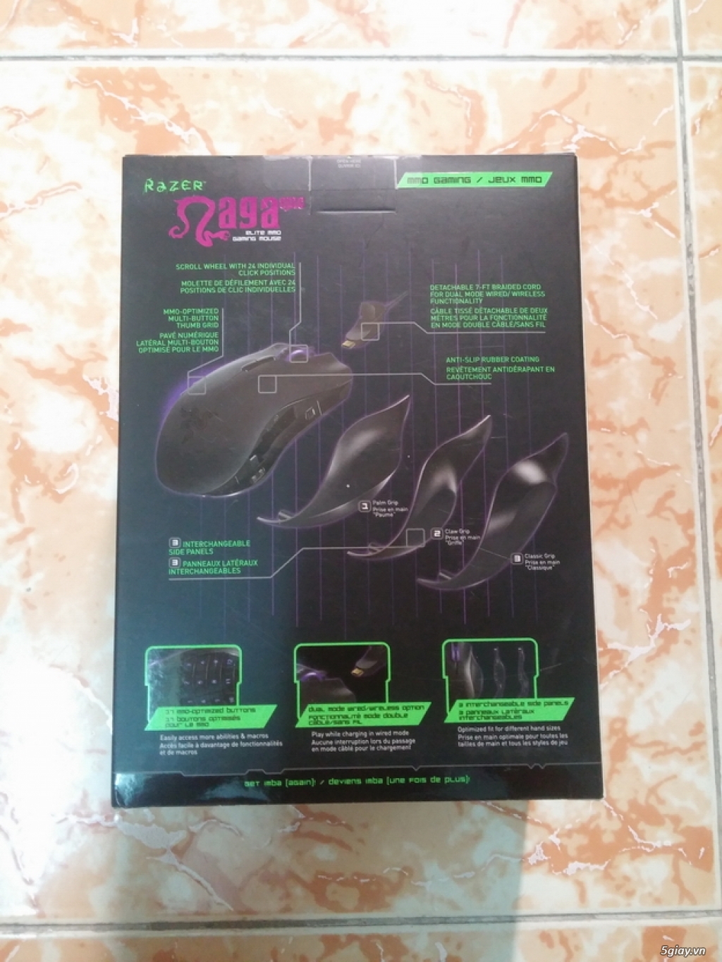 Mouse Wireless Razer Naga Epic Elite MMO - 1