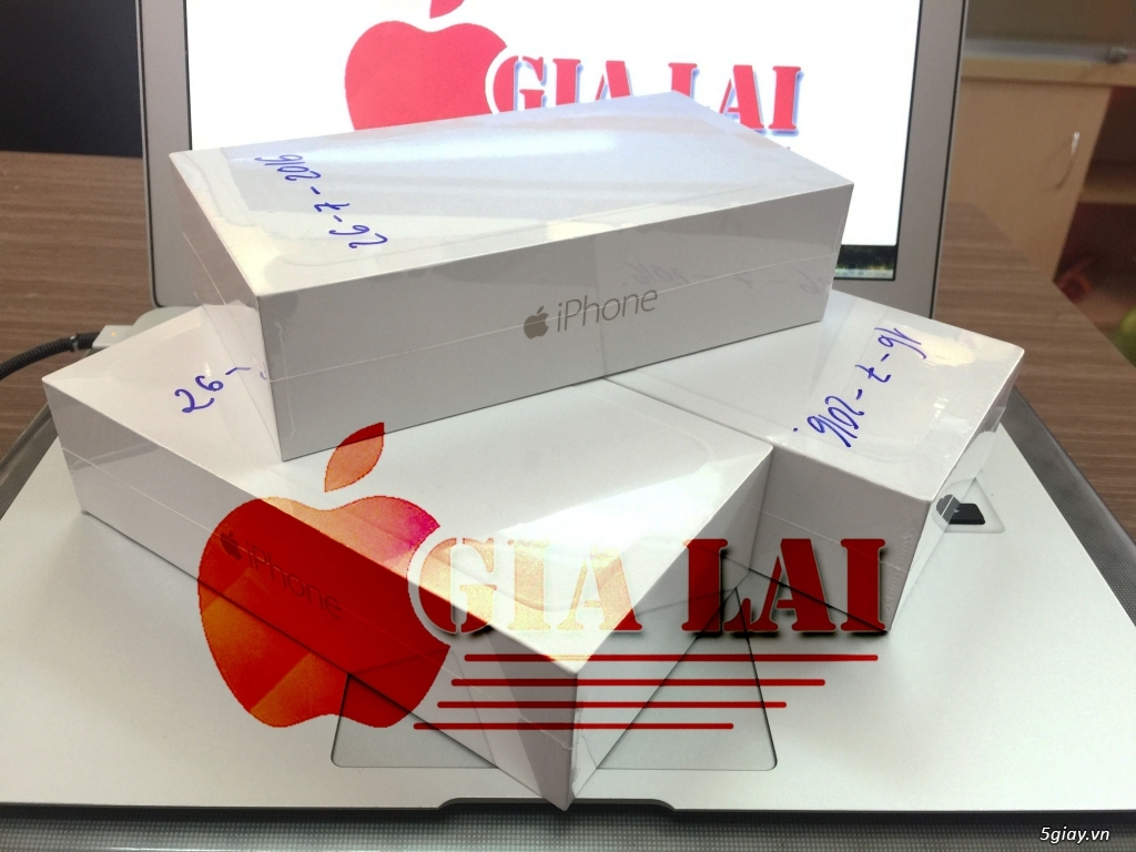 Xã Hàng Vài Cây iPhone 6 Plus Gold, Full Box, Nguyên Seal, Active Online tháng 6-7. - 2