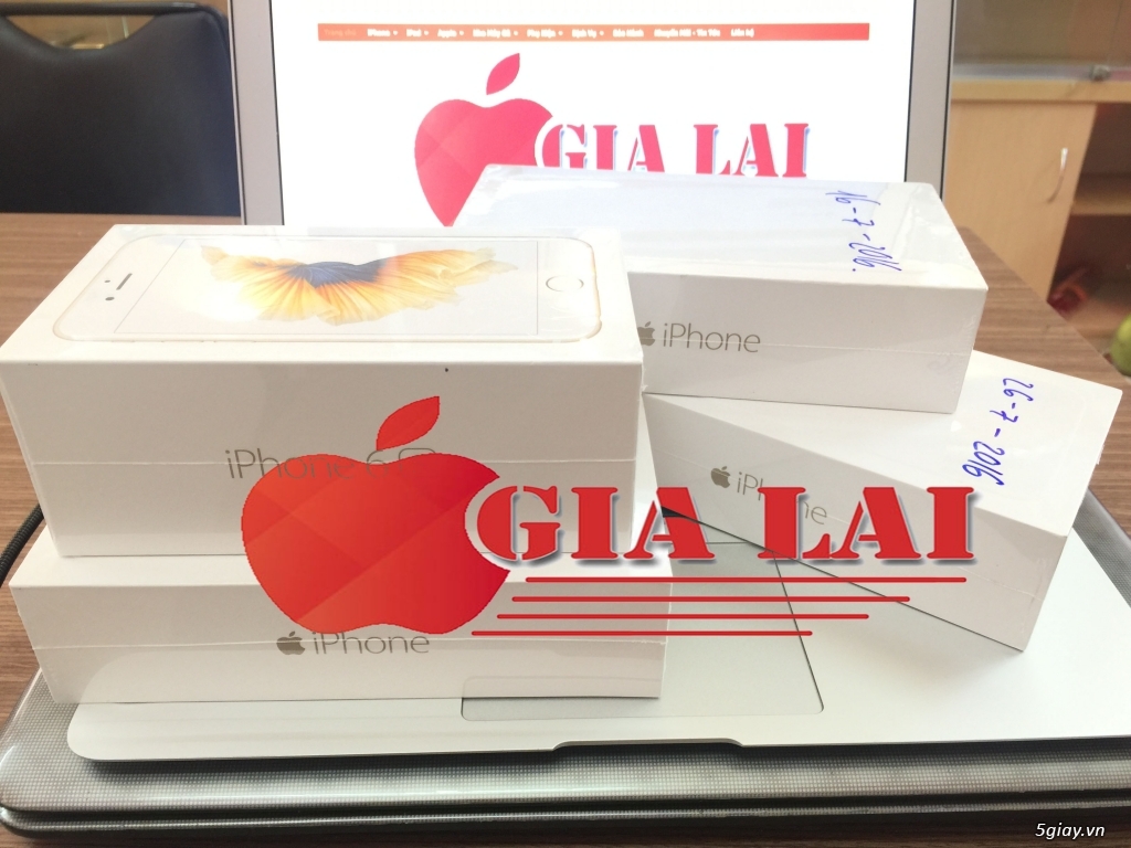 Xã Hàng Vài Cây iPhone 6 Plus Gold, Full Box, Nguyên Seal, Active Online tháng 6-7. - 1