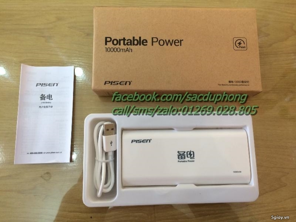 [ facebook.com/sacduphong ]  Chuyên pin sạc dự phòng Xiaomi, Romoss, Pisen - Hàng chính hãng BH 1 đổ - 10