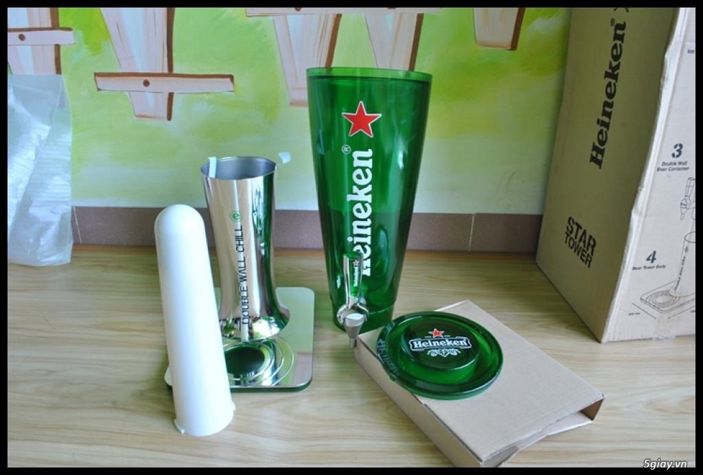 Bán Tháp bia Heineken đèn Led 2016.