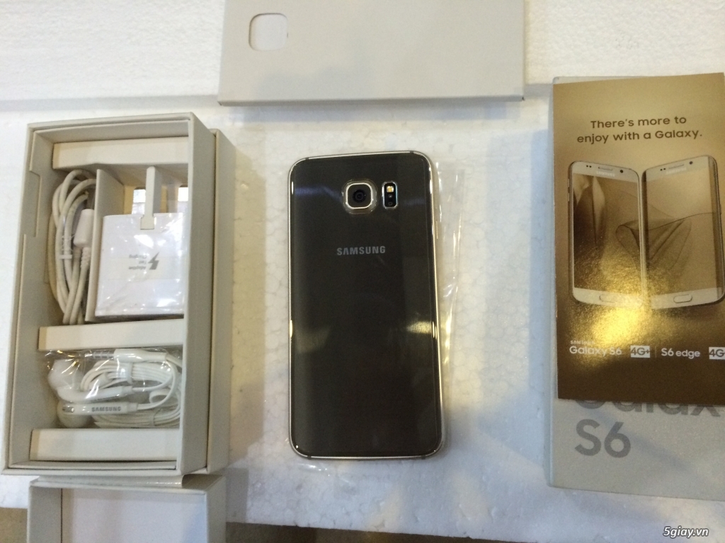Samsung Galaxy S6 32GB Gold Platinum xách tay về mới khui hộp đc 4 ngày leng keng $$$$ - 4