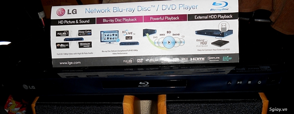 đầu HD,Bluray LG model BD550