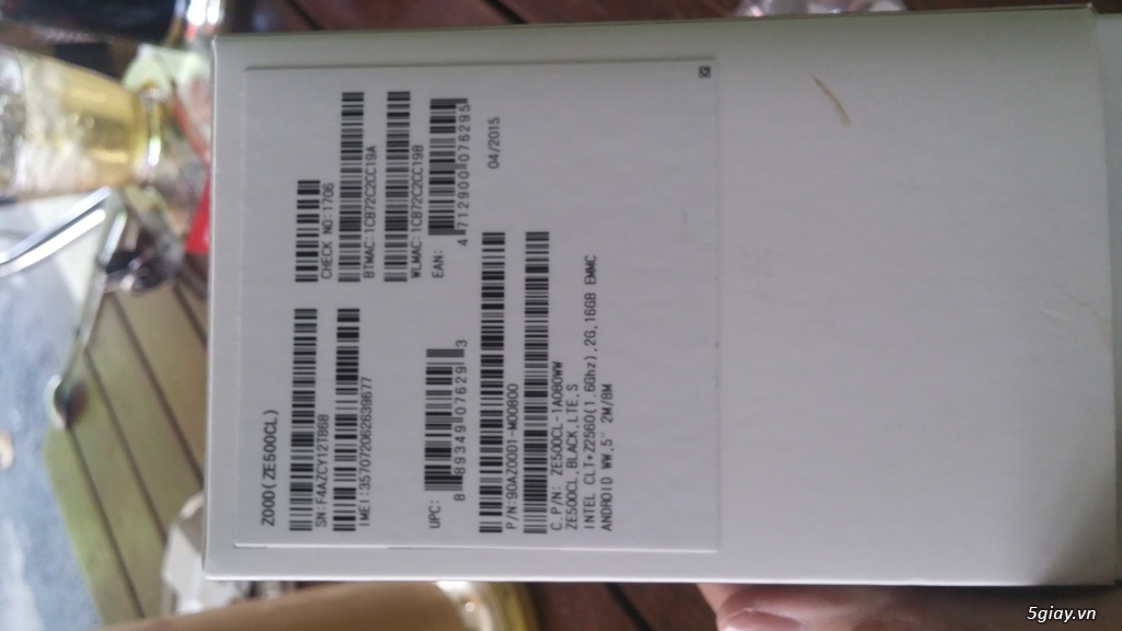zenfone 2 fullbox FPT sky 900 tai nghe KM300is 99% - 1