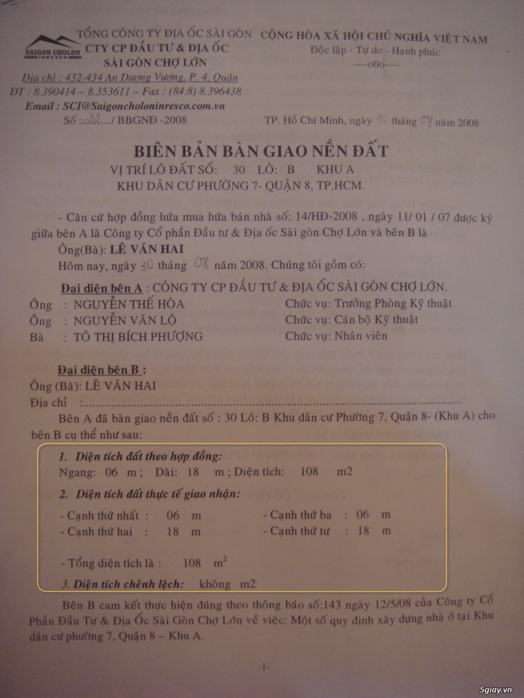 Cần bán mảnh đất chính chủ đường Phạm Thế Hiển, P7, Q8 (6x18 m2) - 13