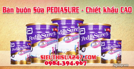 Sữa PediaSure Bán Buôn Bán Lẻ giá rẻ chiết khấu cao nhất thị trường 0984394967