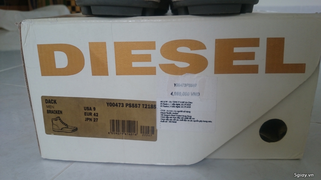 Giày Diesel Dack T2185 mới 100% đẹp, chính hãng, giá rẻ!