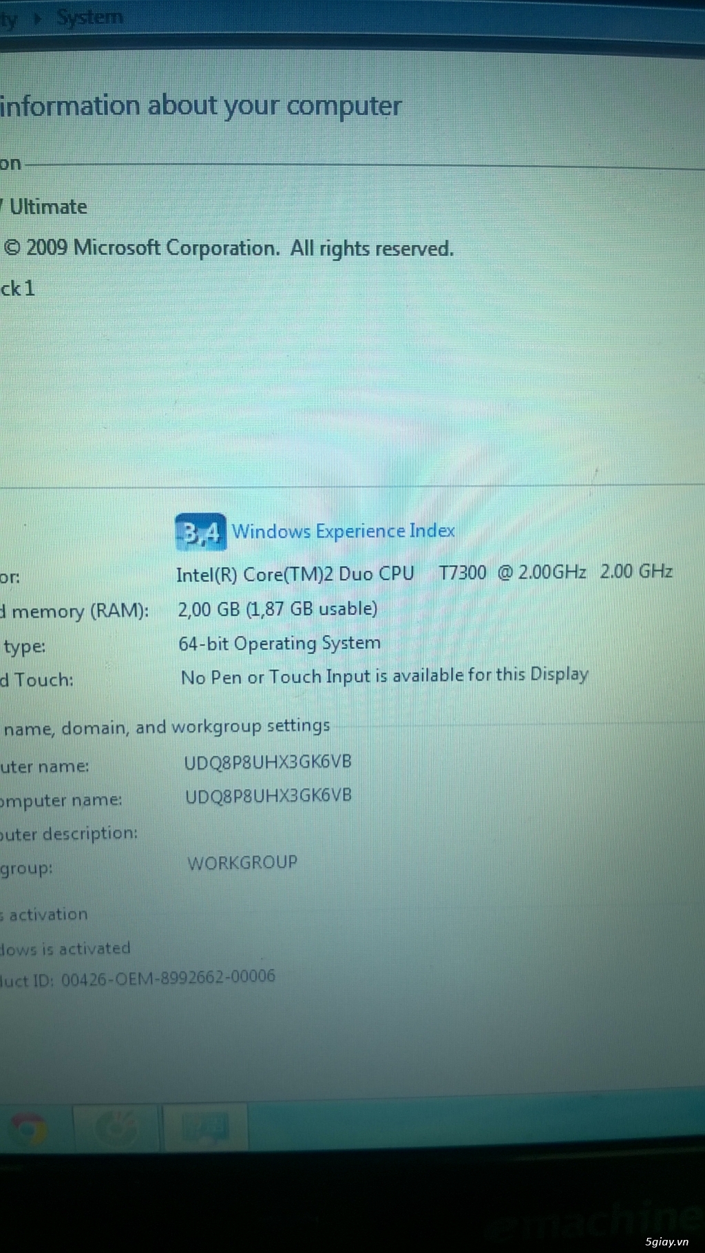 laptop emachines D258 core 2 duo hàng đẹp giá rẻ - 2