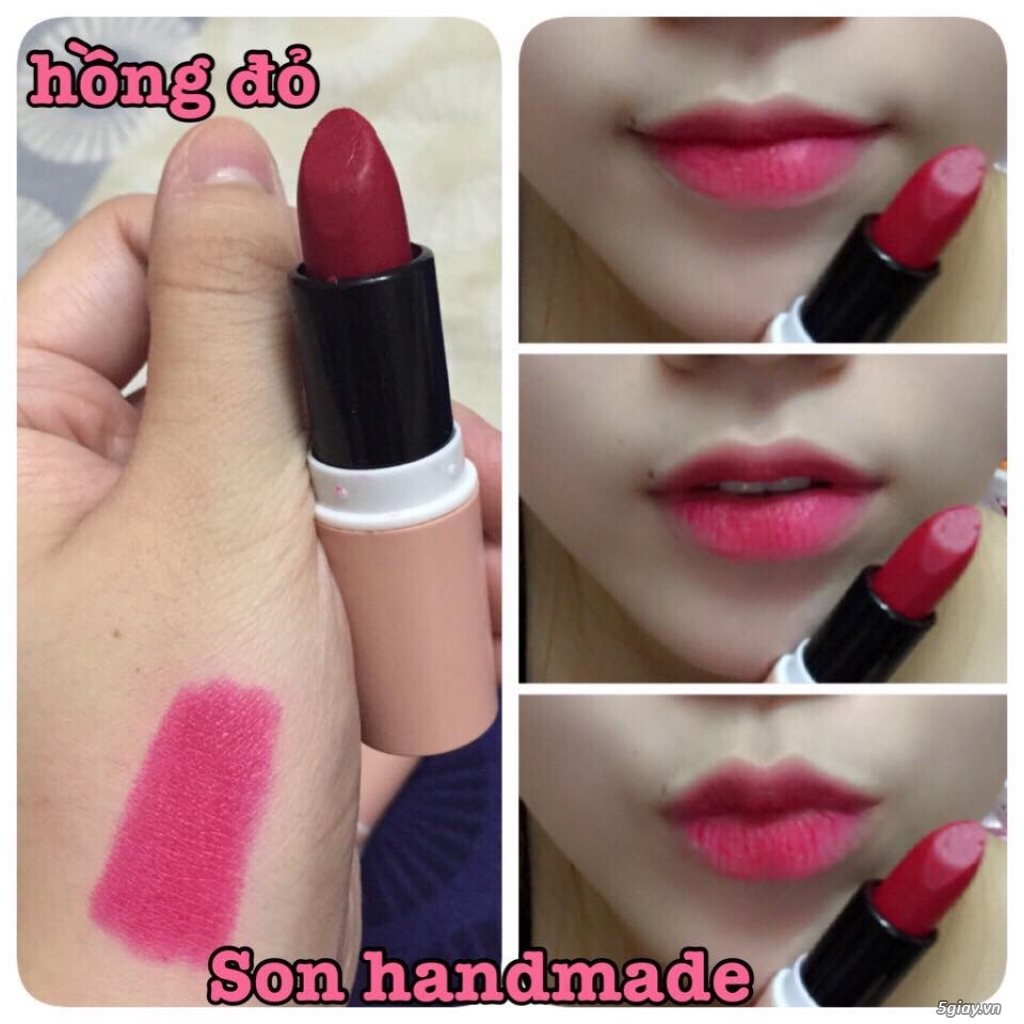 SON TƯƠI CAO CẤP- SON HANDMADE CHẤT NHƯ SON HÃNG - 10