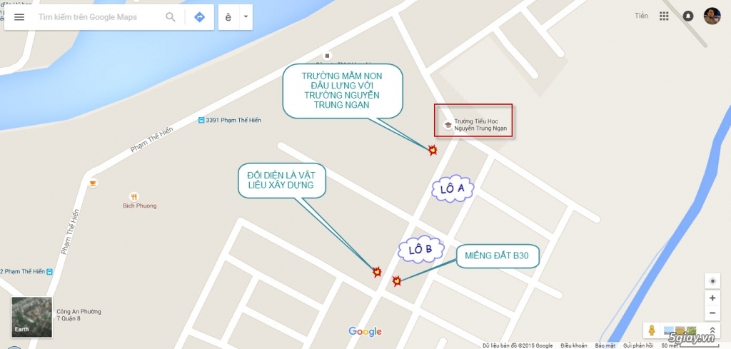 Cần bán mảnh đất chính chủ đường Phạm Thế Hiển, P7, Q8 (6x18 m2) - 2