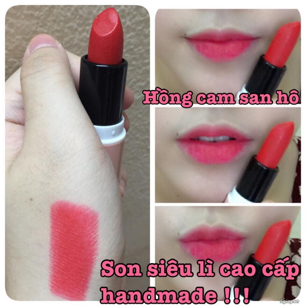 SON TƯƠI CAO CẤP- SON HANDMADE CHẤT NHƯ SON HÃNG - 7