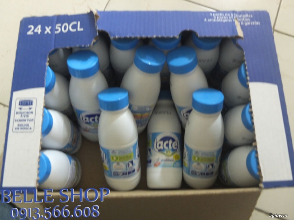 Sữa Lactel của Pháp nguyên kem, ít kem, tách kem, freeship TPHCM - 7