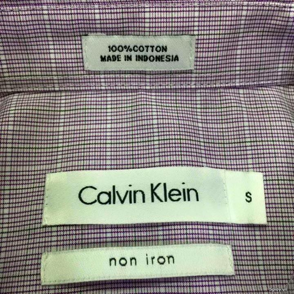 Áo Polo Ralph Lauren,tonny,Lacoste,CK,..áo sơ mi CK xách tay từ Mỹ thật 100%,có mã code để check hàn - 1