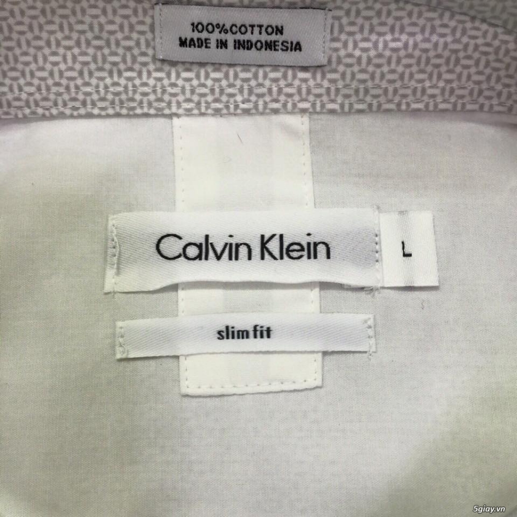 Áo Polo Ralph Lauren,tonny,Lacoste,CK,..áo sơ mi CK xách tay từ Mỹ thật 100%,có mã code để check hàn - 10
