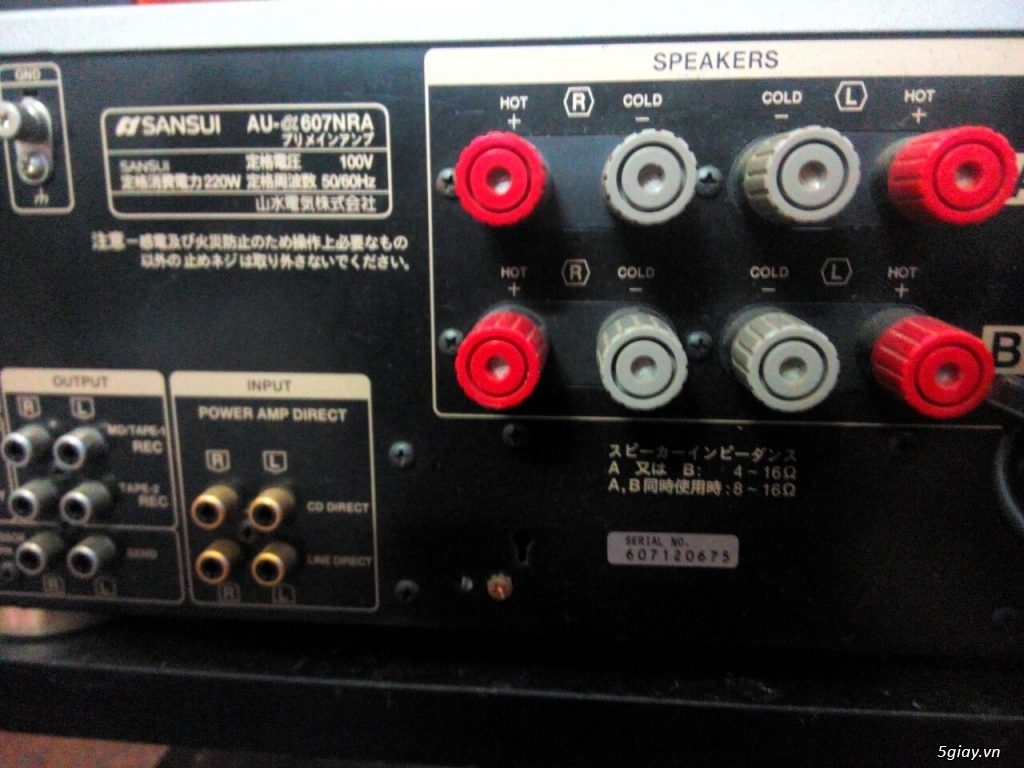 Amply Sansui 607NRA và dàn máy Sansui Z7 LTD ( Phiên Bản LTD ) - 1