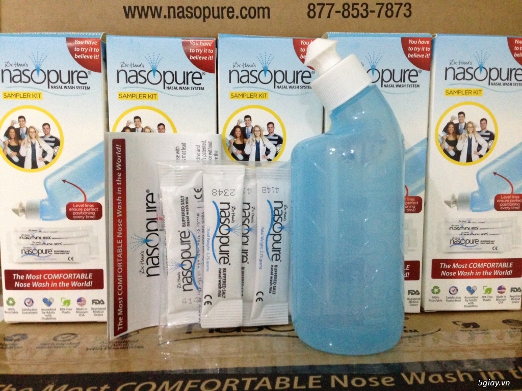 Nasopure-điều trị viêm mũi, viêm xoang cho bà mẹ và trẻ em cực hiệu qủa