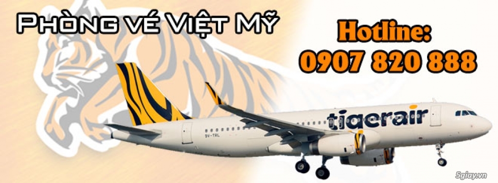 Đại lý Tiger Air Việt Mỹ
