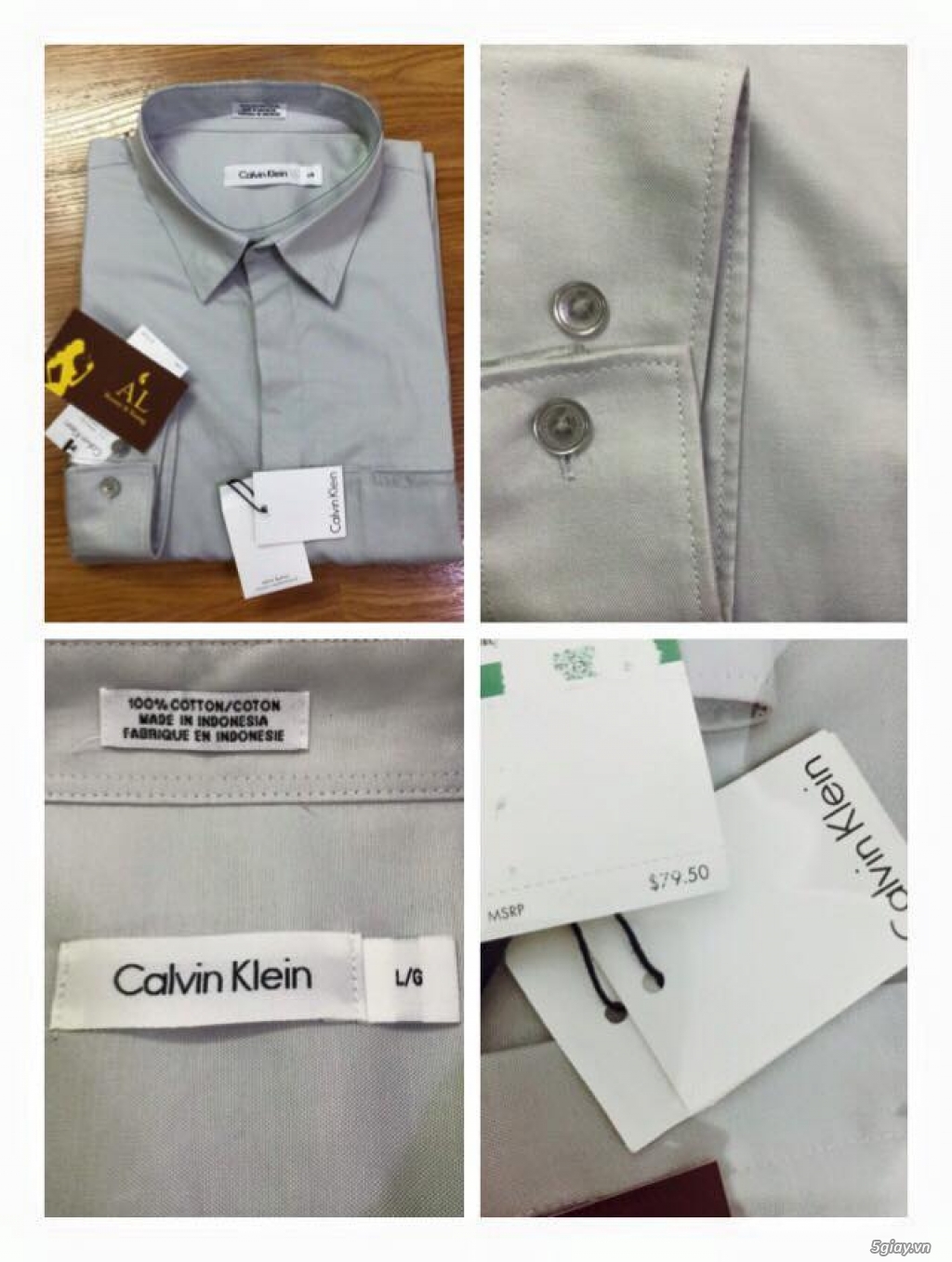 Áo Polo Ralph Lauren,tonny,Lacoste,CK,..áo sơ mi CK xách tay từ Mỹ thật 100%,có mã code để check hàn - 17