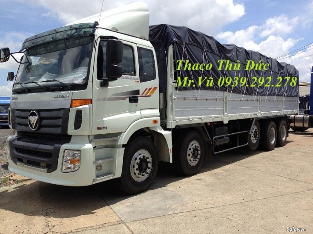 Xe tải 5 chân Foton, xe tải Thaco Auman 20,5 tấn chất lượng, giá tốt nhất - 4