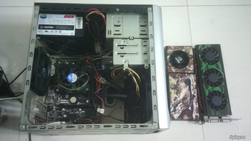 Thùng máy Pentium G3220 , Main Asrock H81MDGS .. màn hình dell 2005