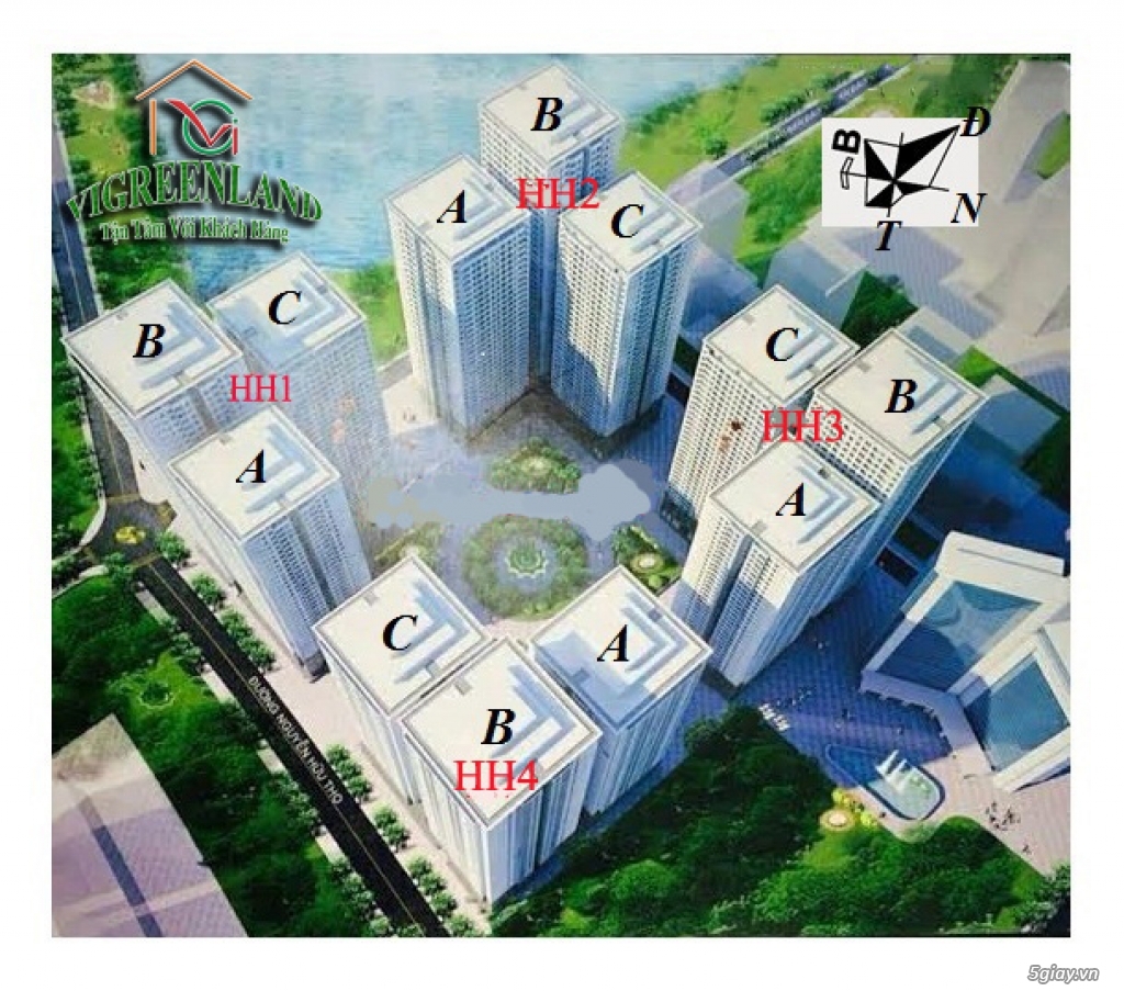 Địa ốc Vigreenland phân phối chung cư giá rẻ hh2a Linh Đàm chỉ từ 999 triệu/căn