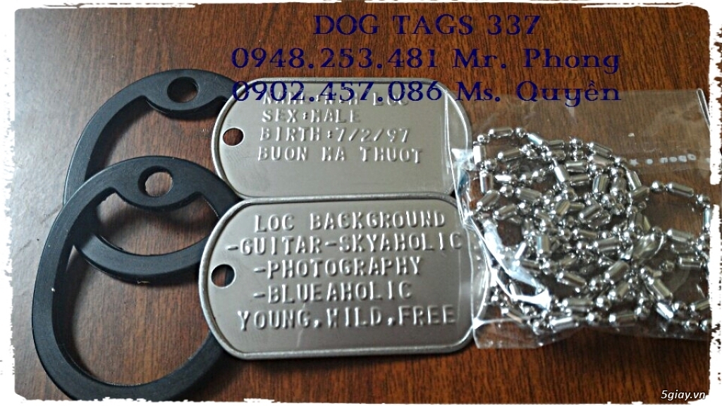 DOG TAG INOX - 1