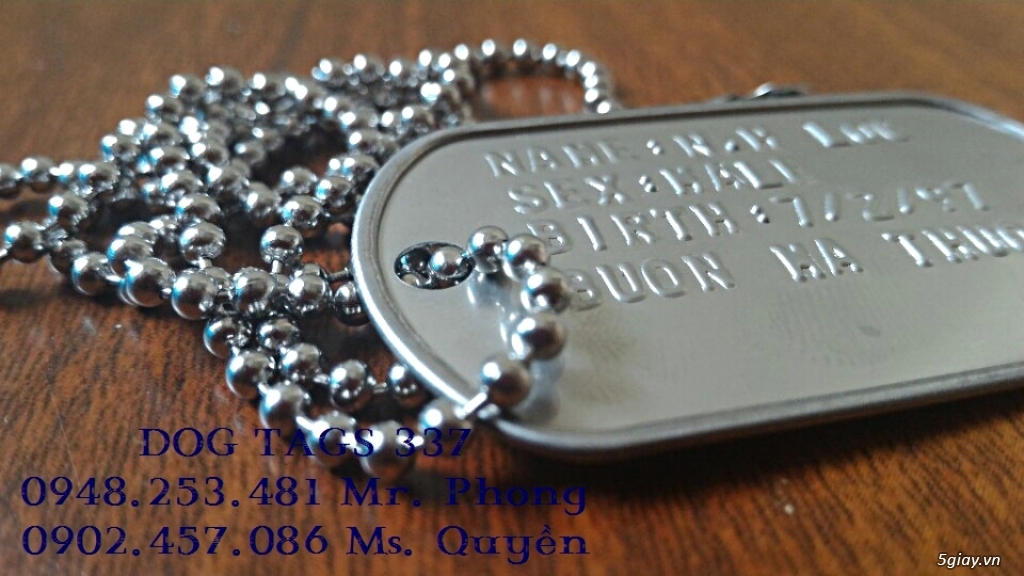 DOG TAG INOX - 2