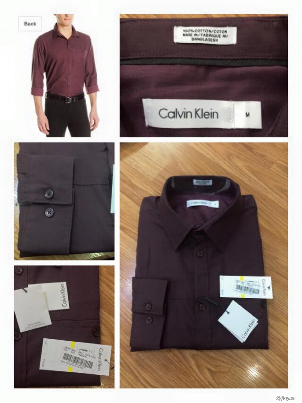 Áo Polo Ralph Lauren,tonny,Lacoste,CK,..áo sơ mi CK xách tay từ Mỹ thật 100%,có mã code để check hàn - 43