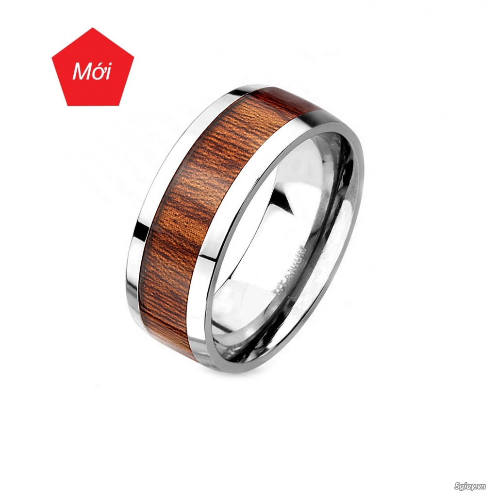 Nhẫn Titanium, Tisten, Tungsten, Stainless Surgical Steel 316L đón đầu xu hướng. - 5