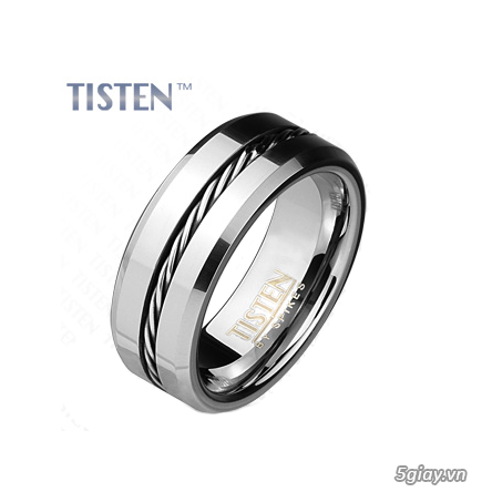 Nhẫn Titanium, Tisten, Tungsten, Stainless Surgical Steel 316L đón đầu xu hướng. - 17