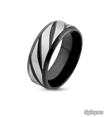 Nhẫn Titanium, Tisten, Tungsten, Stainless Surgical Steel 316L đón đầu xu hướng. - 15