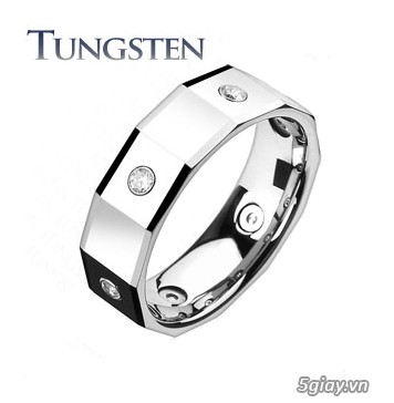 Nhẫn Titanium, Tisten, Tungsten, Stainless Surgical Steel 316L đón đầu xu hướng. - 9