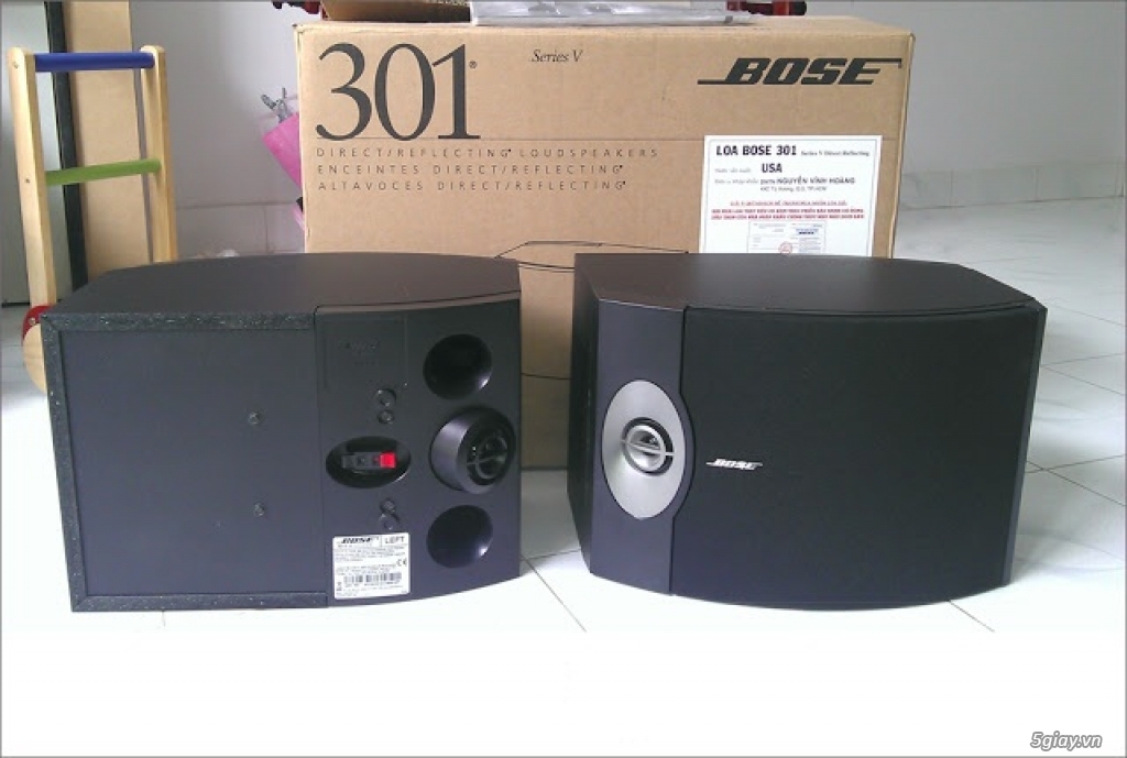 Thanh lý hàng trưng bày vài cặp loa Bose 301 seri III, Bose 301 seri IV, Bose 301 seri V chính hãng - 1