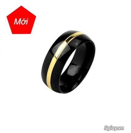 Nhẫn Titanium, Tisten, Tungsten, Stainless Surgical Steel 316L đón đầu xu hướng.