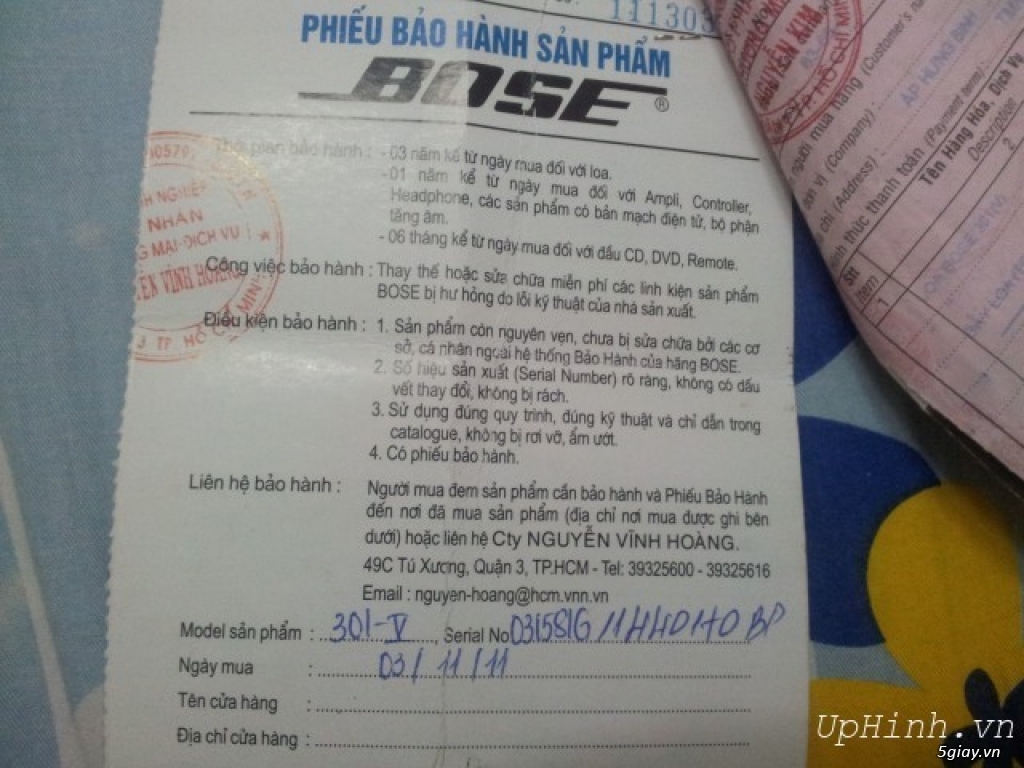 Thanh lý hàng trưng bày vài cặp loa Bose 301 seri III, Bose 301 seri IV, Bose 301 seri V chính hãng - 10
