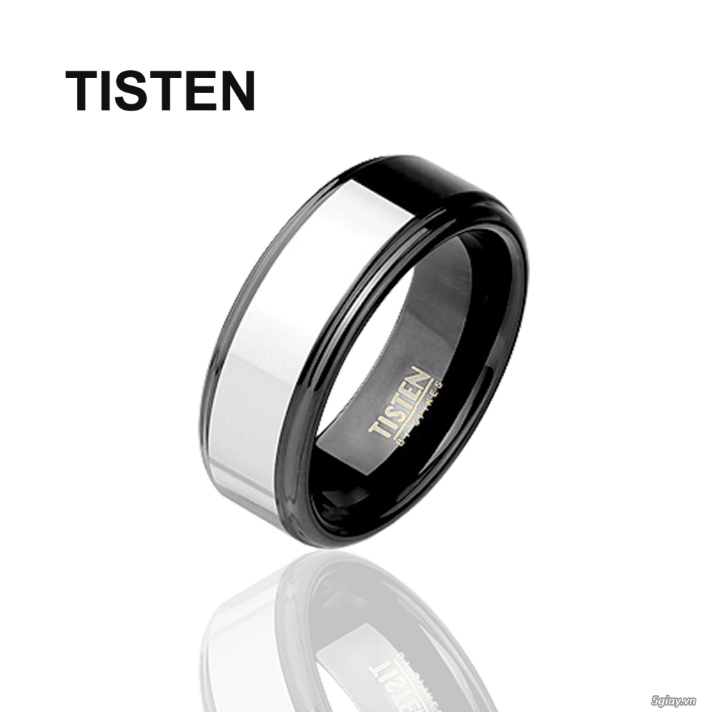Nhẫn Titanium, Tisten, Tungsten, Stainless Surgical Steel 316L đón đầu xu hướng. - 10