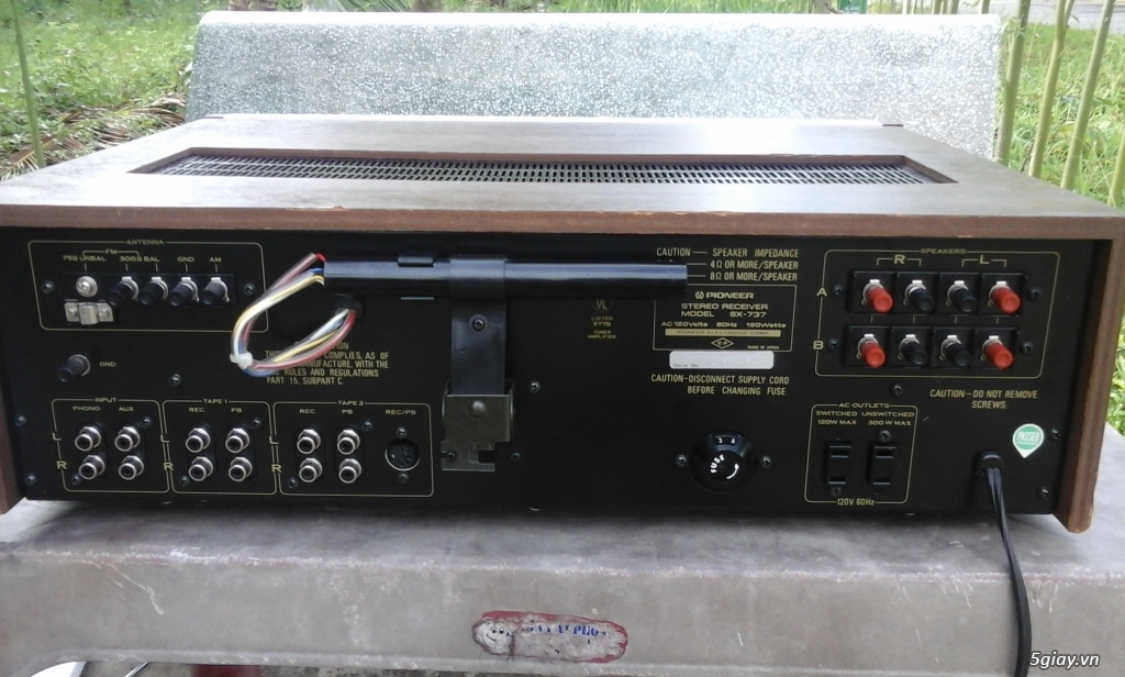 BAN AMPLY PIONEER SX_ 737